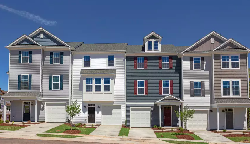 Myers Point Townhomes in Morrisville NC by Chesapeake Homes